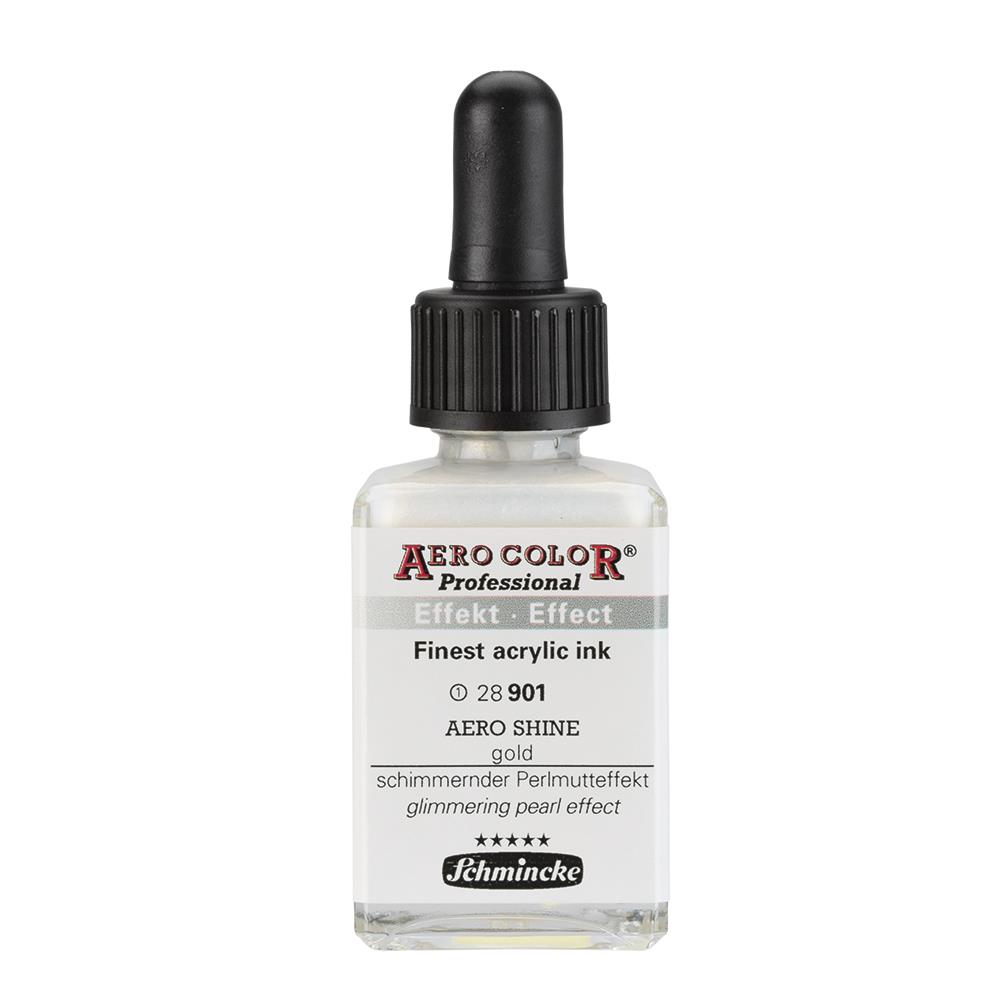 Schmincke Aero Color Akrilik Mürekkep 28 ml 901 Aero Shine Gold
