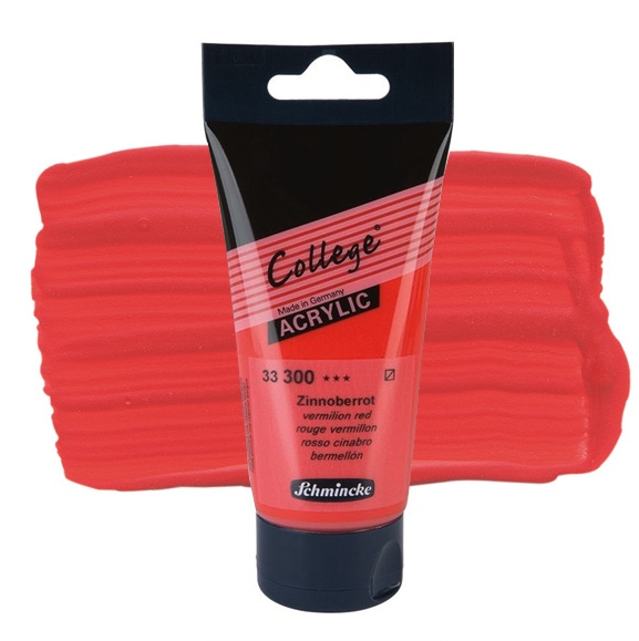 Schmincke College Acrylic – 300 Vermilion Red
