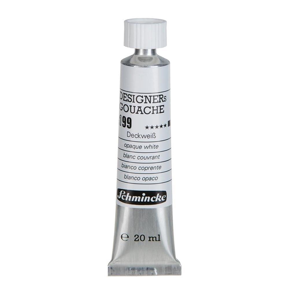 Schmincke Hks Designers' Gouache Guaj Boya 20 ml Tüp 199 Opaque W