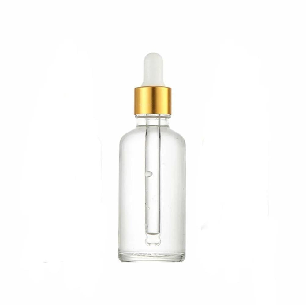 Şeffaf Damlalıklı Cam Şişe 30 ml
