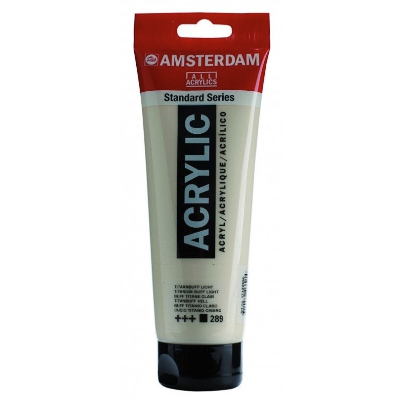 Talens Amsterdam Akrilik Boya 120ml 289 Titanium Buff Light