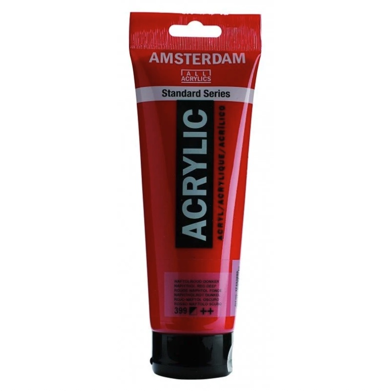 Talens Amsterdam Akrilik Boya 120ml 399 Naphthol Red Deep 