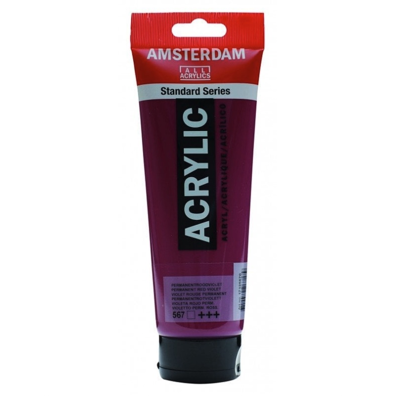 Talens Amsterdam Akrilik Boya 120ml 567 Permanent Red Violet