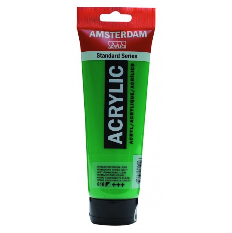 Talens Amsterdam Akrilik Boya 120ml 618 Permanent Green Light