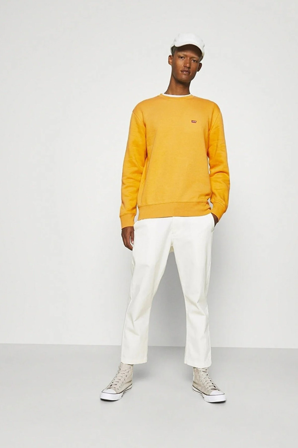 ® Erkek Hardal Sarı Sweatshirt - A4914-0000