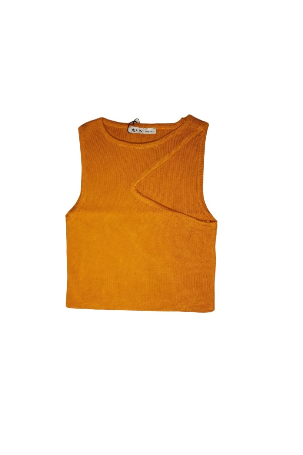 10173 Dekolte Yaka Triko Crop