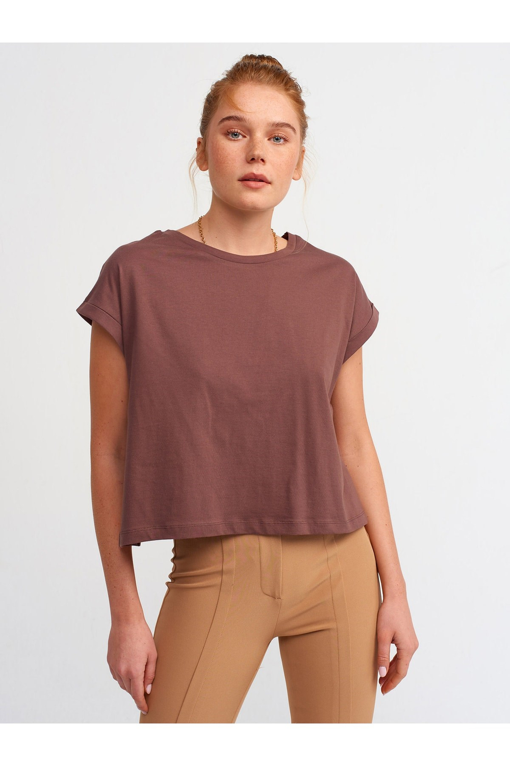 3431 T Kol T-shirt-k.kahve