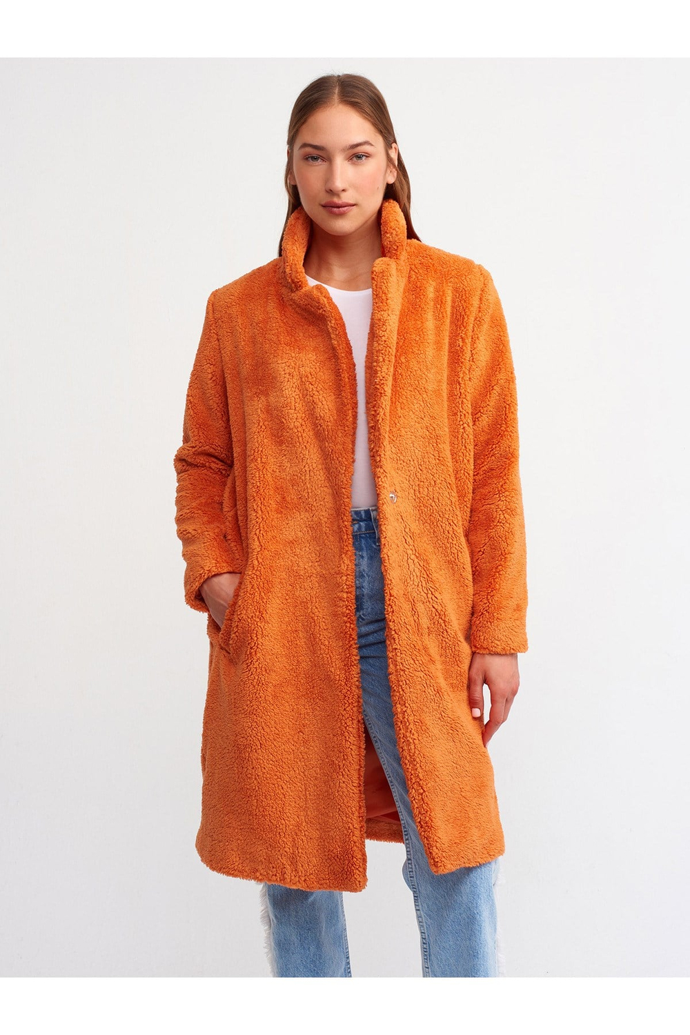 6760 Peluş Kaban-oranj