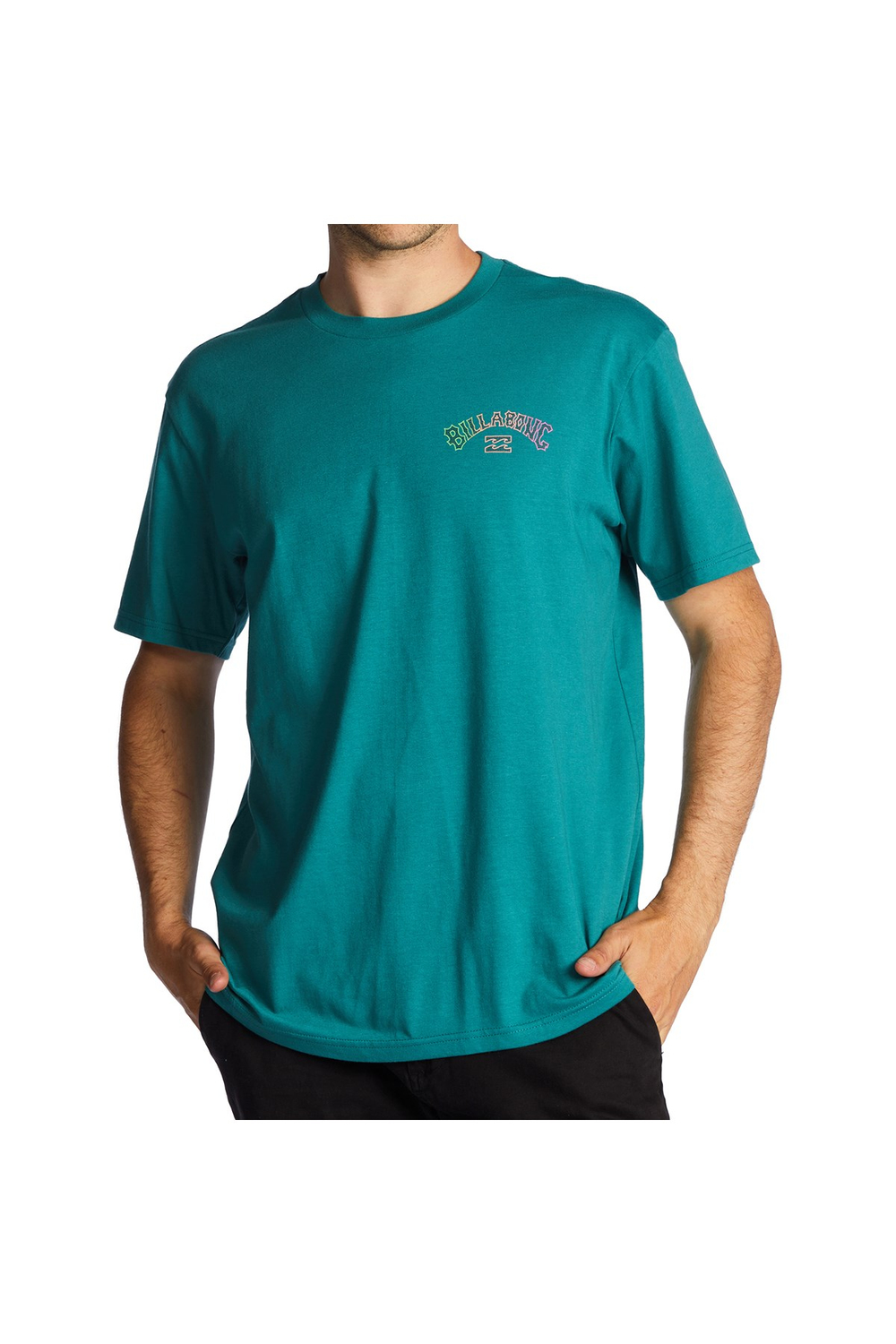 Arch Fill Ss Erkek Çok Renkli Günlük Stil T-shirt ABYZT01696-TEA