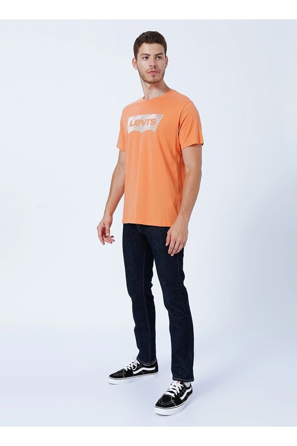 Bisiklet Yaka Erkek T-shirt - A2823-0163