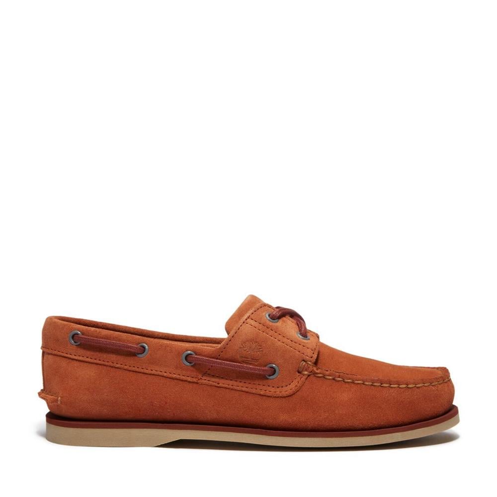 Classic Boat Shoe Turuncu Süet Loafer 