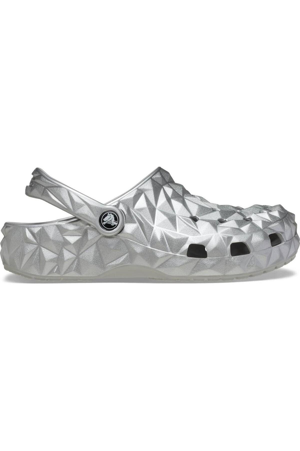 Classic Metallic Geometric Clog Unısex Terlik CR210002-CRC.040 Gümüş-36-37