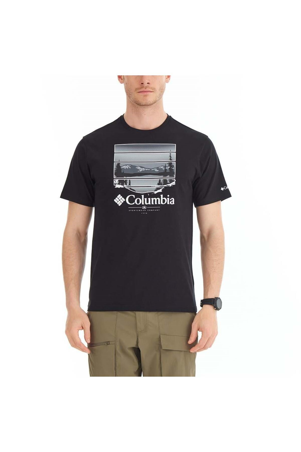 CS0304 CSC M COLORFUL VISTA SS TEE siyah