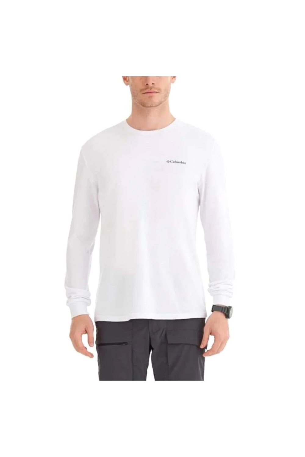 CS0354 CSC M BASIC SM LOGO LS TEE White