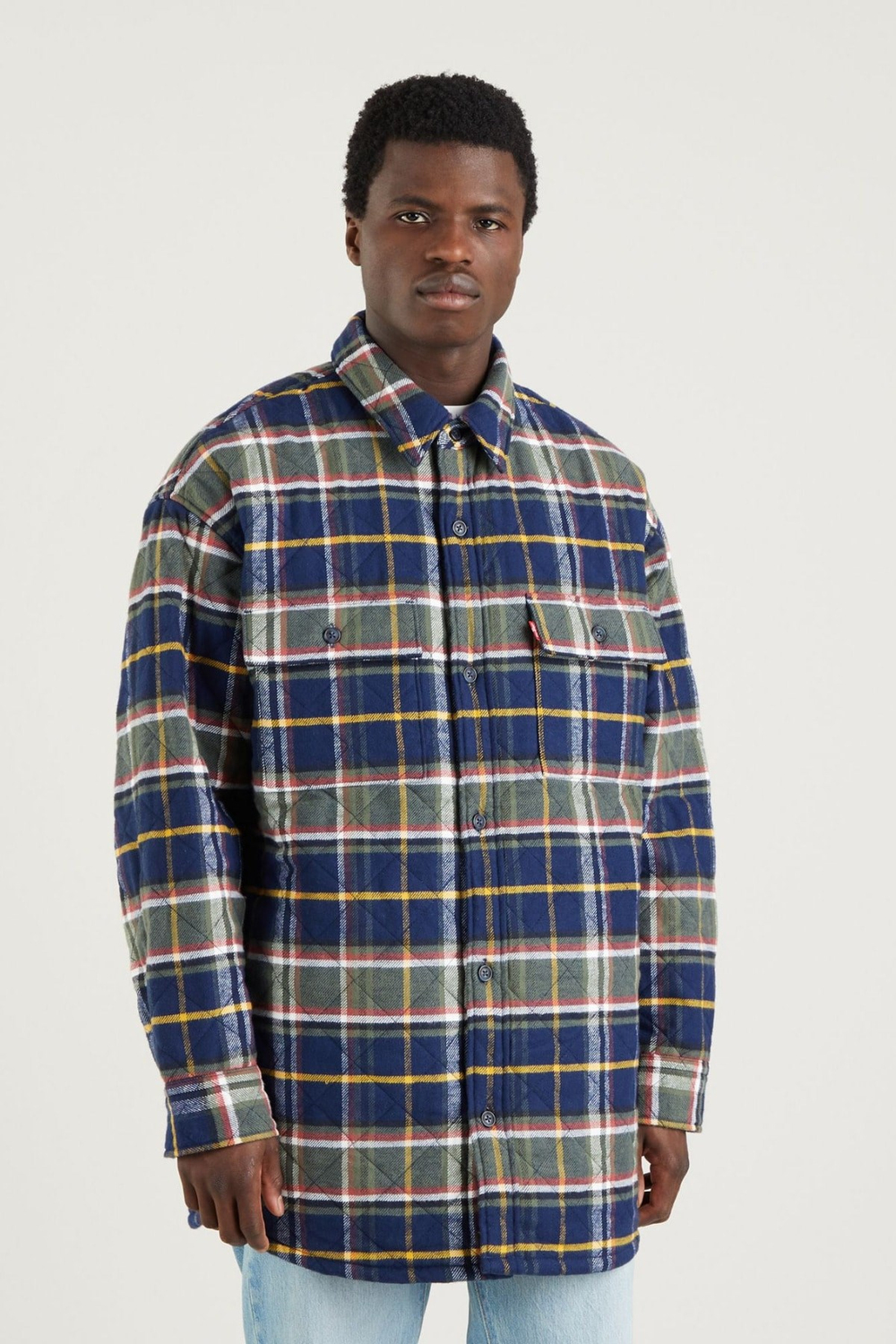 Erkek Bernal Heights Overshirt Oversize Kalın Gömlek