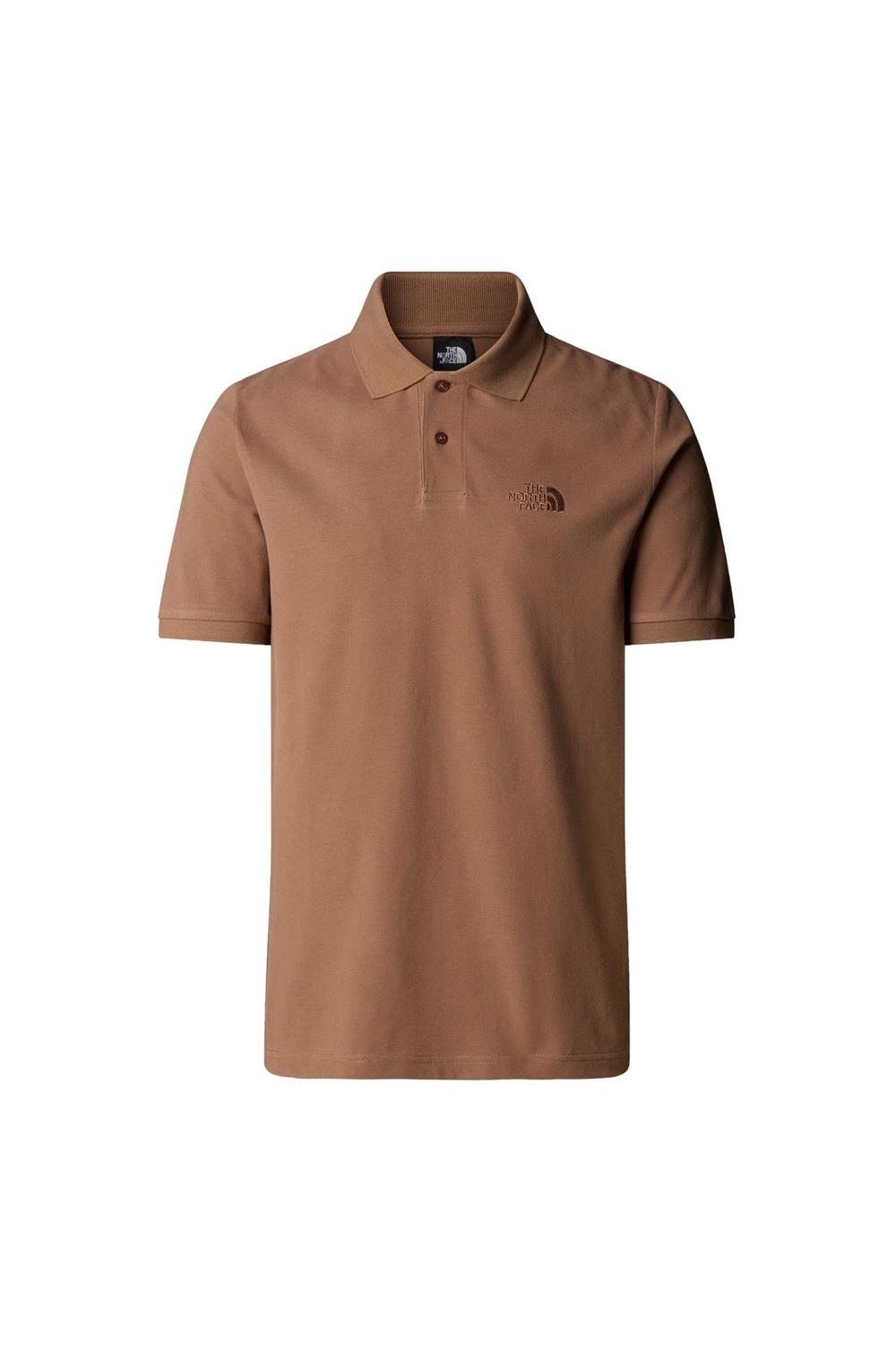 Erkek Essential Regular Kahverengi Polo Yaka T-Shirt
