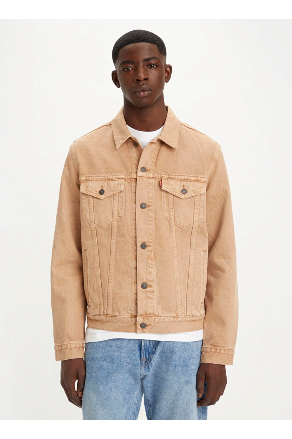 Erkek Kahve Denim Kot Ceket - The Trucker Jacket - 72334-0668