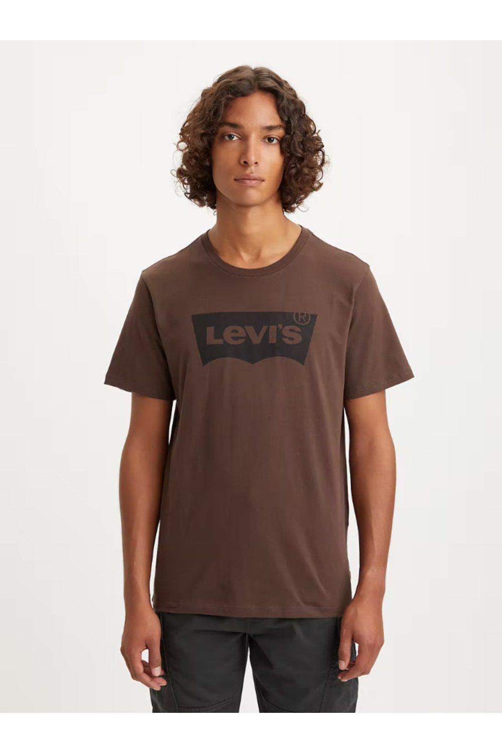Erkek Kahverengi T-shirt - A2823-0166
