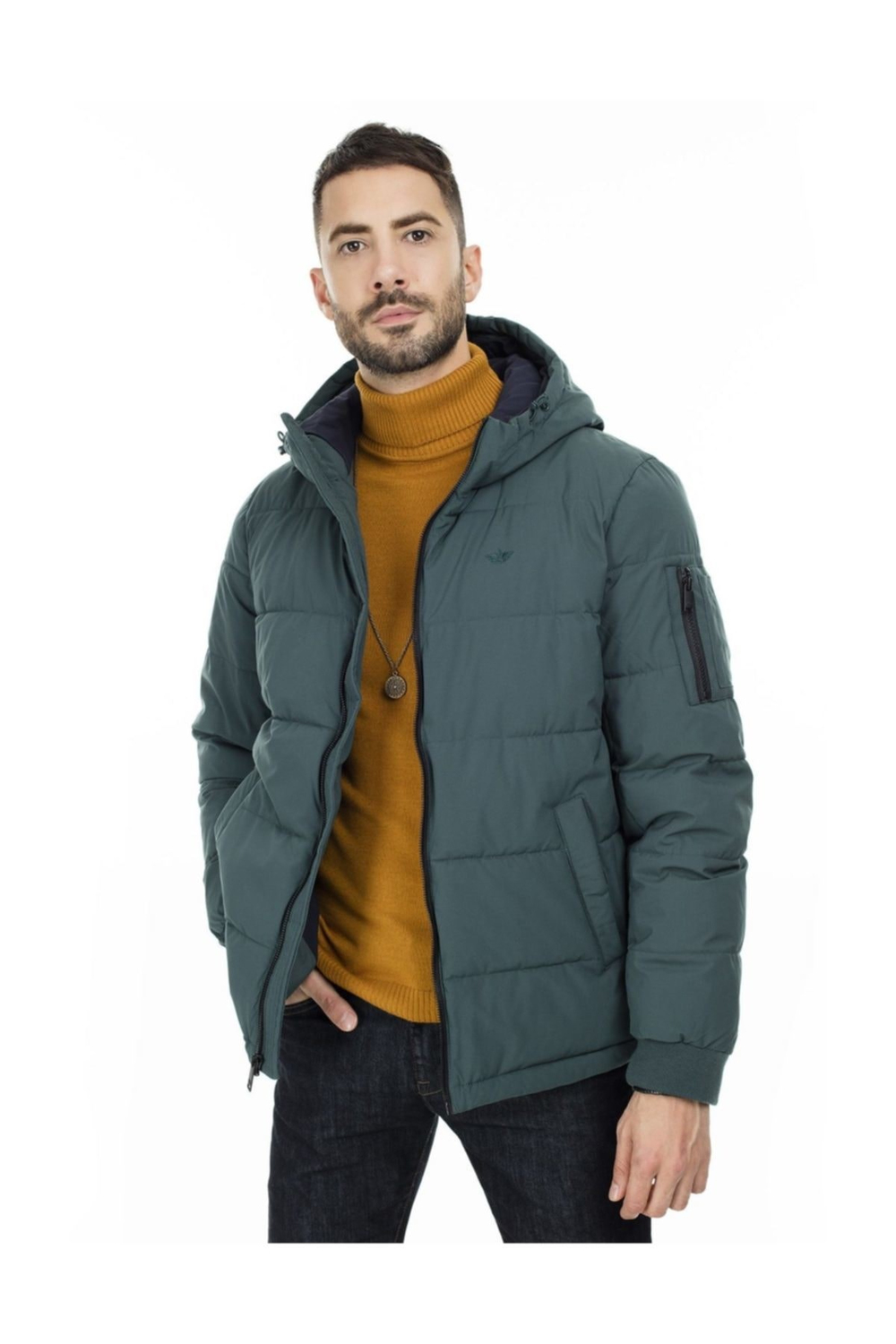 Erkek Kapüşonlu Mont 85549-0000