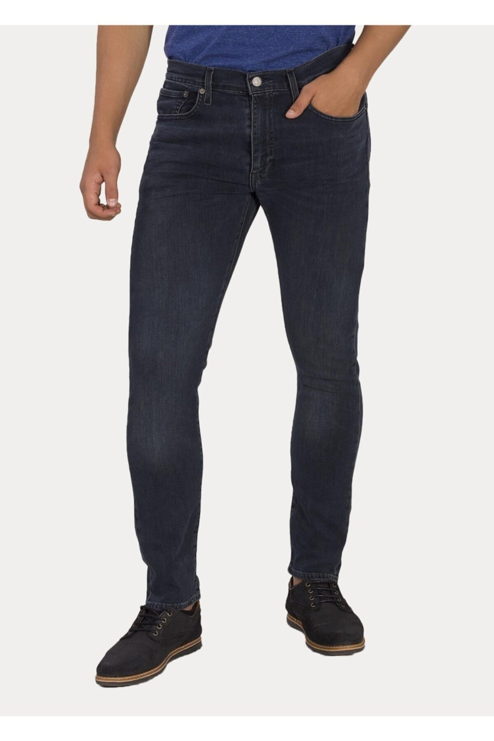 Erkek Lacivert Slim Taper Jean 28833-0279 512