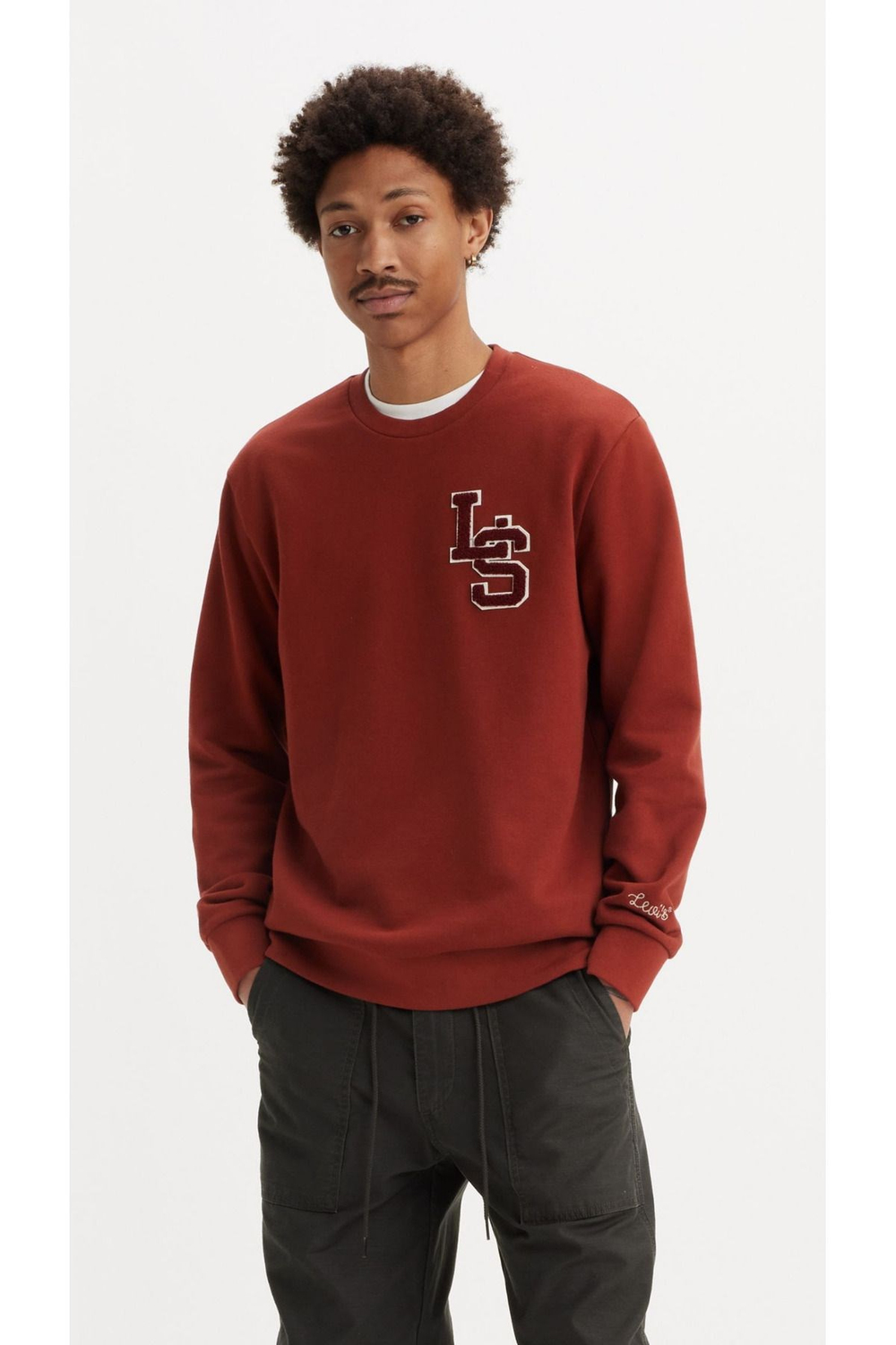 Erkek Oversize Yuvarlak Yaka Sweatshirt - Günlük & Streetwear