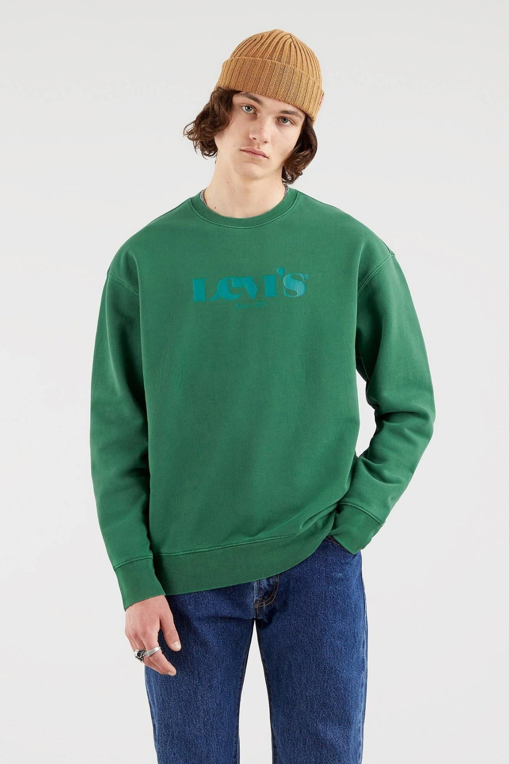 Erkek Relaxed Kalıp Sweatshirt