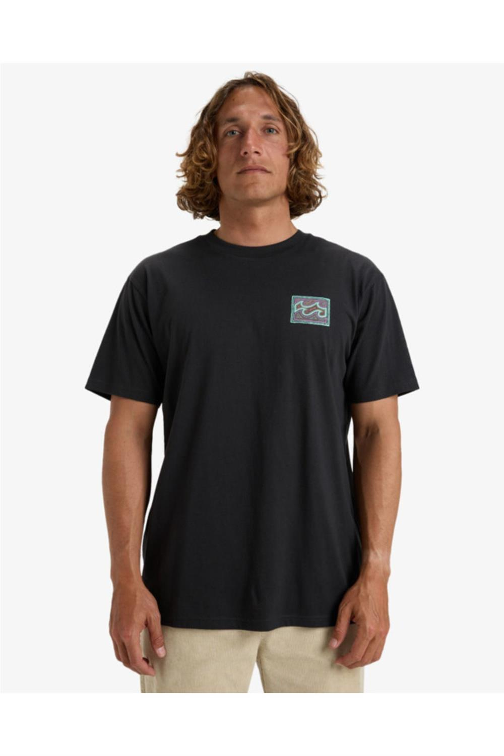 Erkek Siyah Crayon Wave Ss Tshirt Ebyzt00292-waa