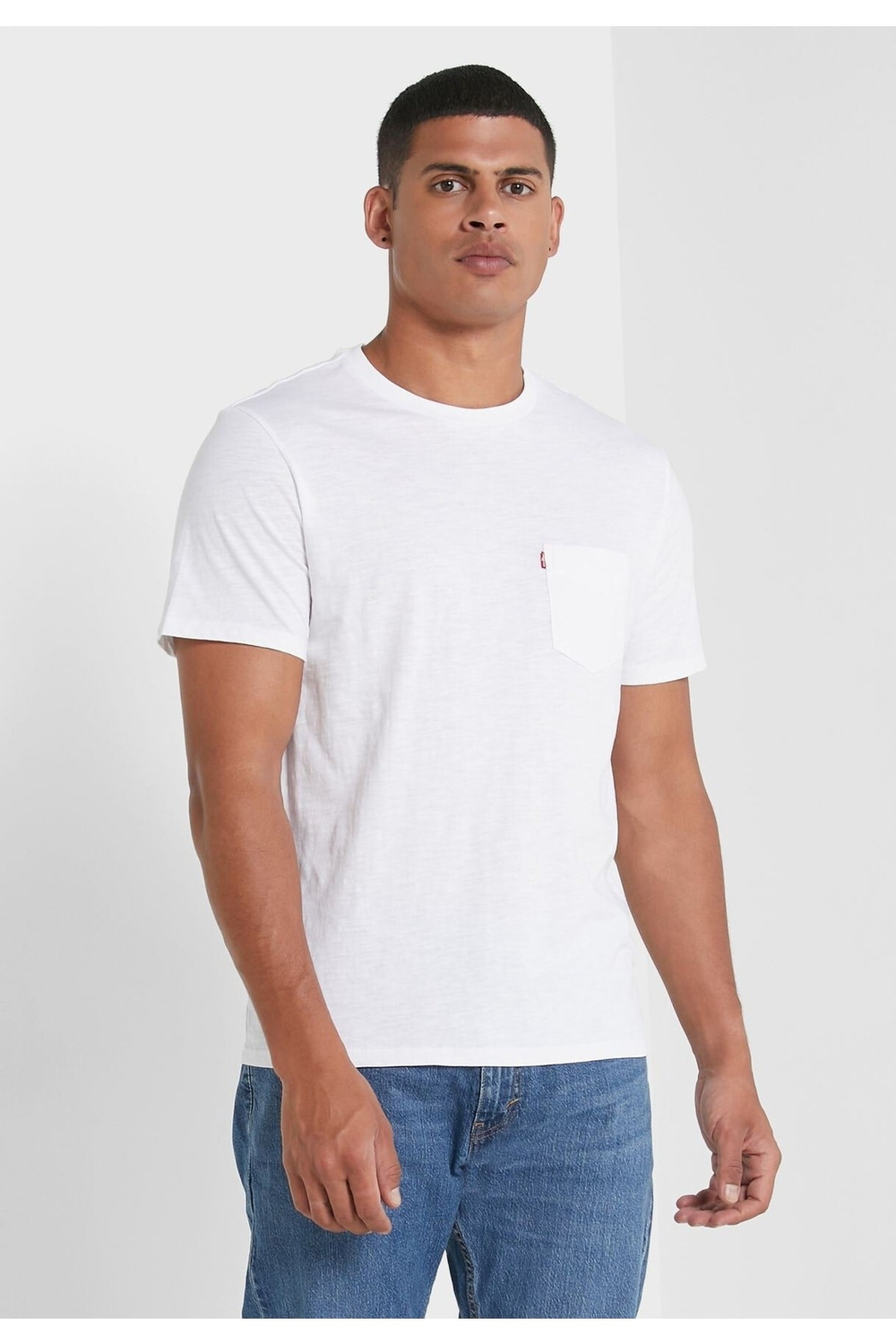 Erkek Ss Classıc Pocket Beyaz T-shırt / 19342-0162