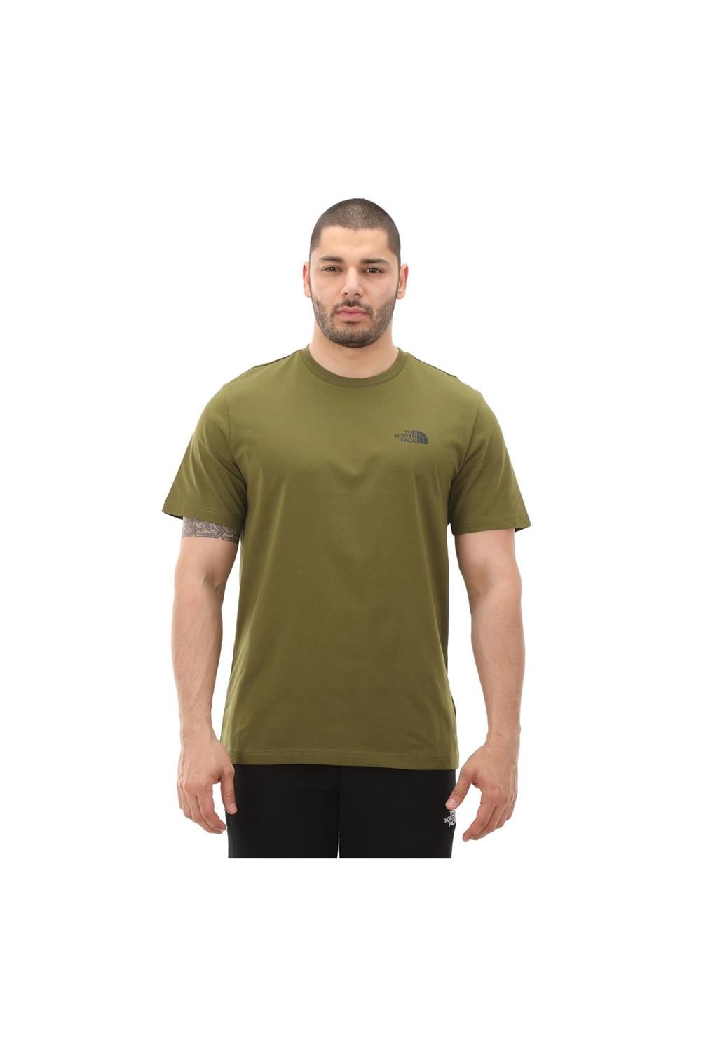 F0a87ngpıb1-r M S-s Sımple Dome Tee Erkek T-shirt Yeşil