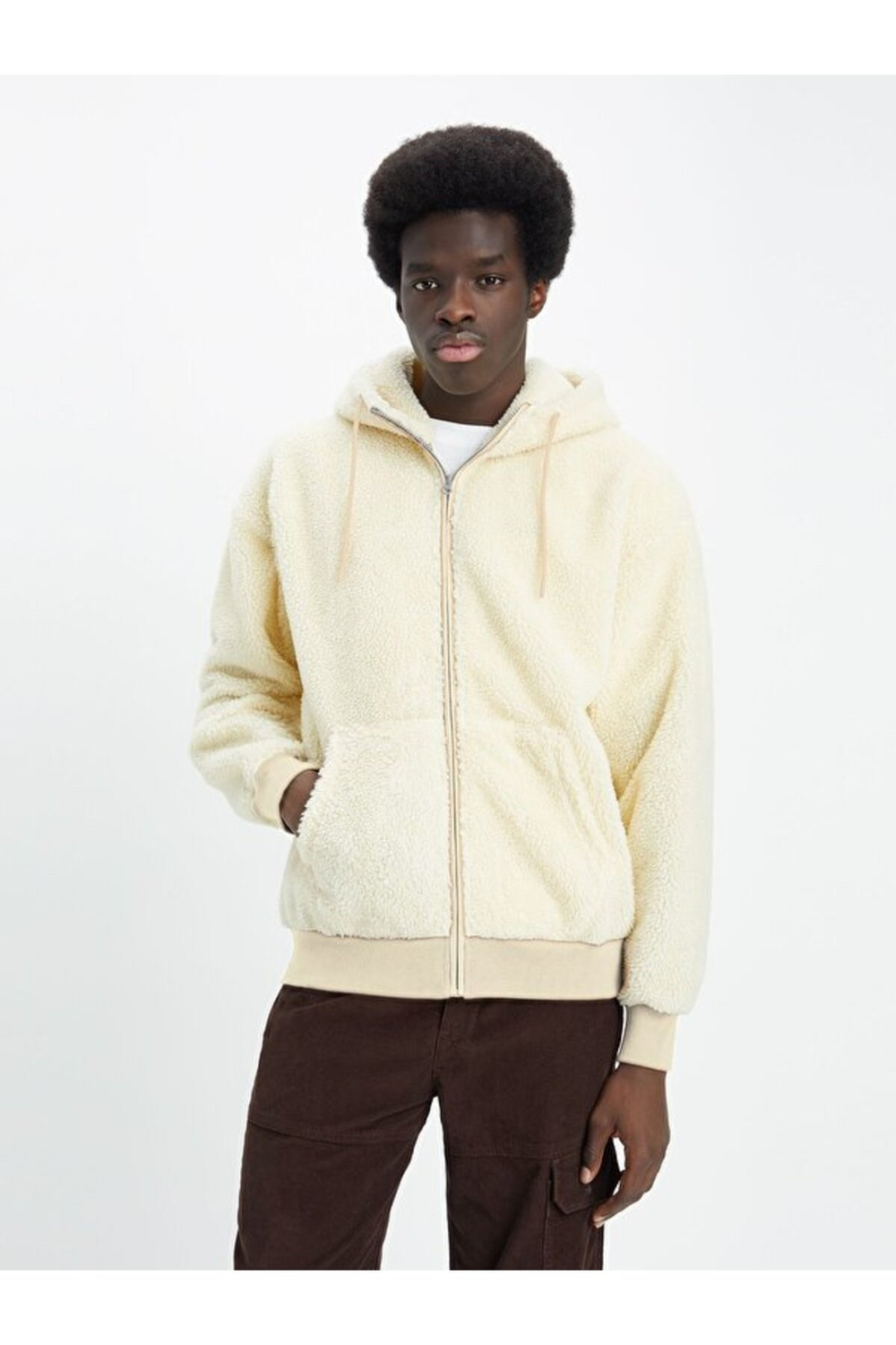 Frosty Sherpa Zip Up Sweatshirt