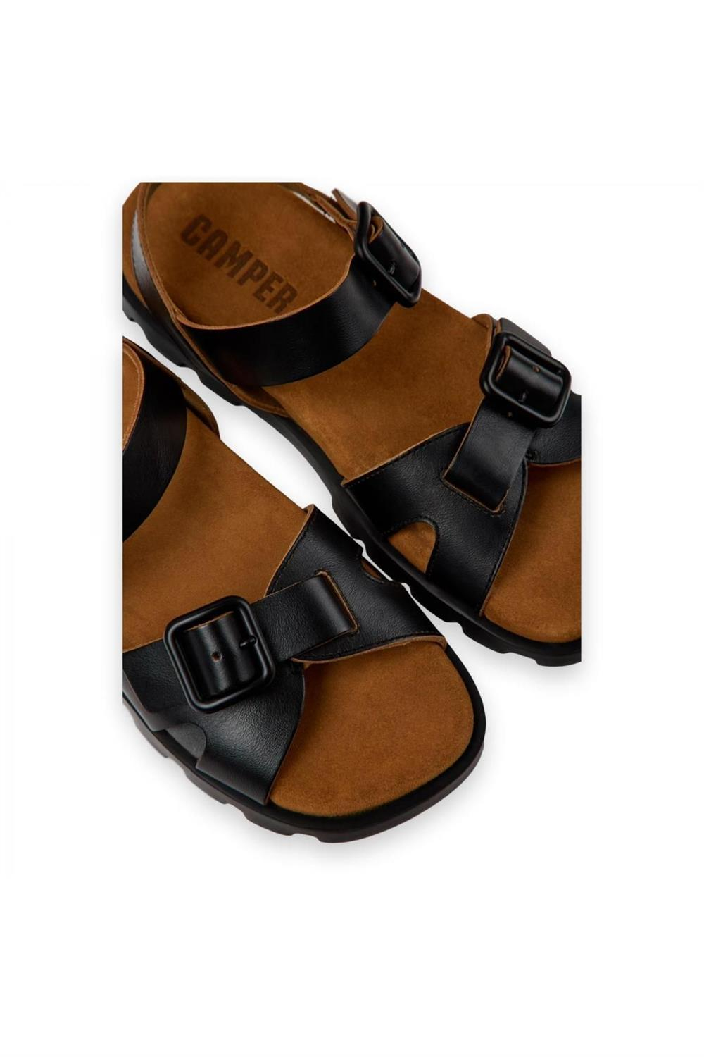 K201768 Brutus Sandal Siyah Kadın Sandalet