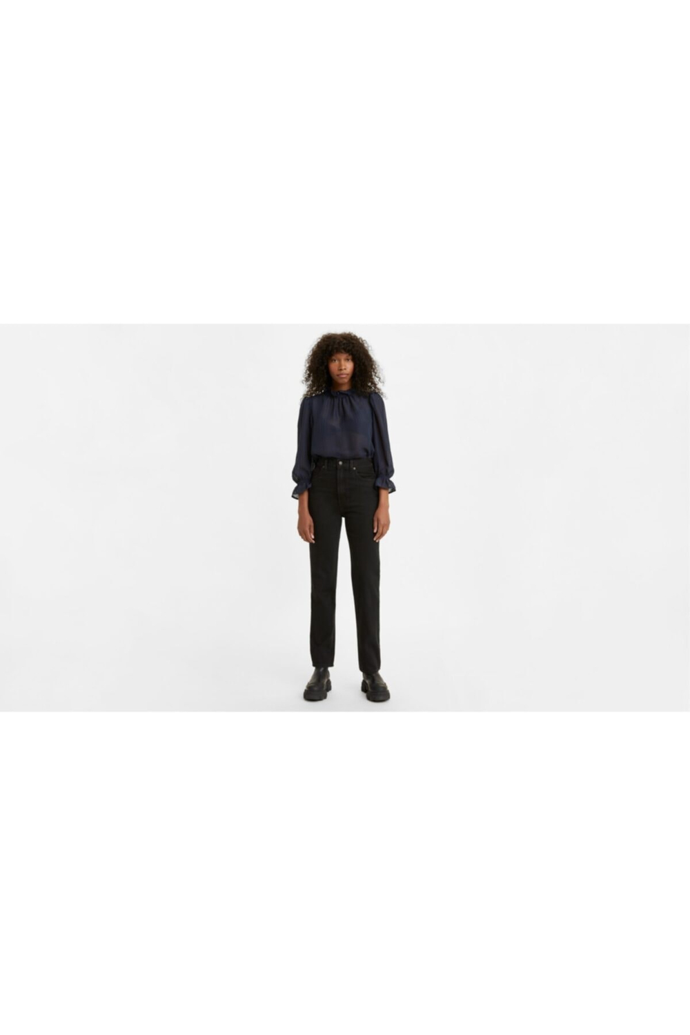 Kadın 70s High Slim Straight Jean Pantolon - Trainwreck A089800070