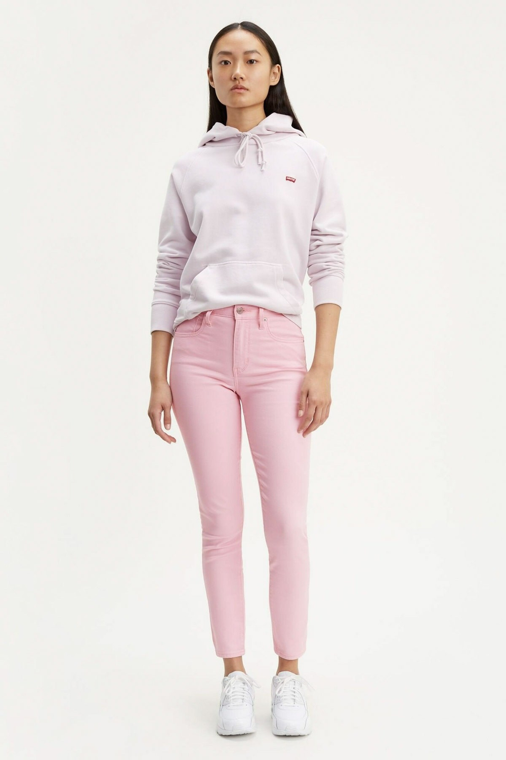 Kadın 721 Yüksek Bel Skinny Ankle Pembe Jean