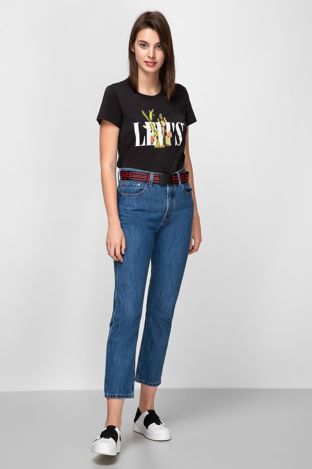 Kadın Mavi Jeans Donna 501 Crop 36200-0142