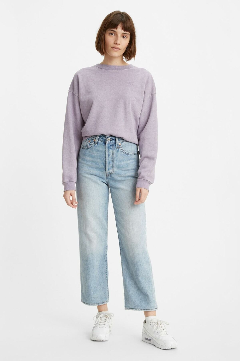 Kadın Ribcage Straight Ankle Kadın Jean Pantolon-Middle Road 7269300550