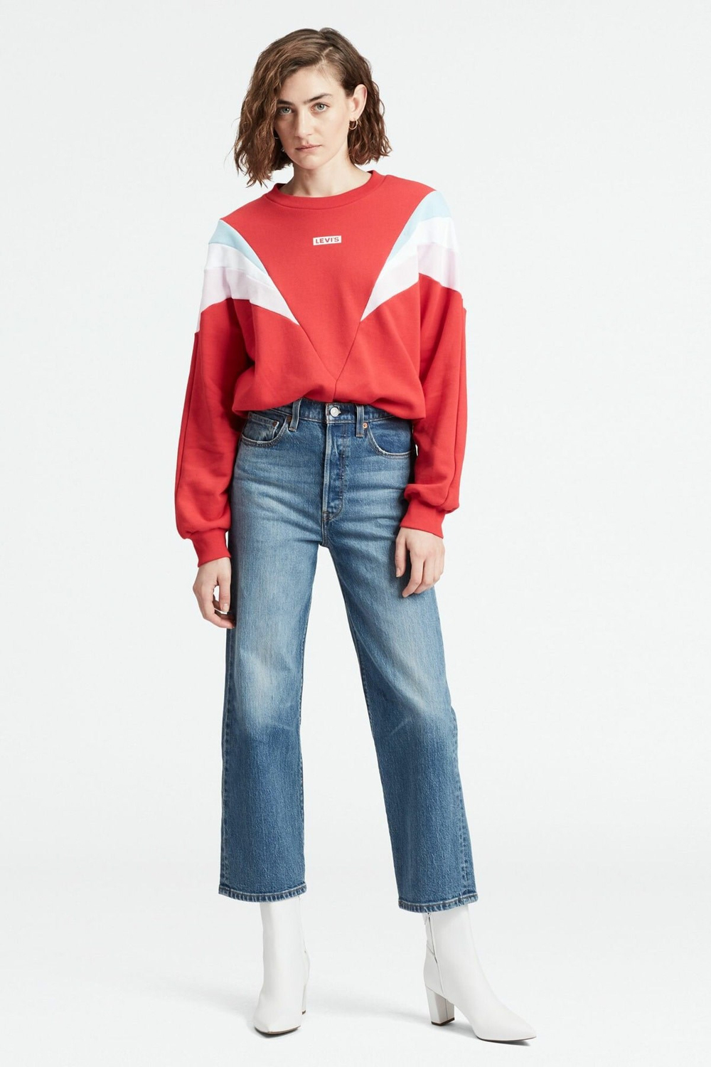 Kadın Ribcage Straight Jean 72693-0019