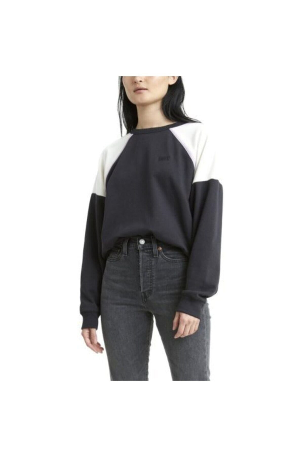 Kadın Siyah Oversize Sweatshirt