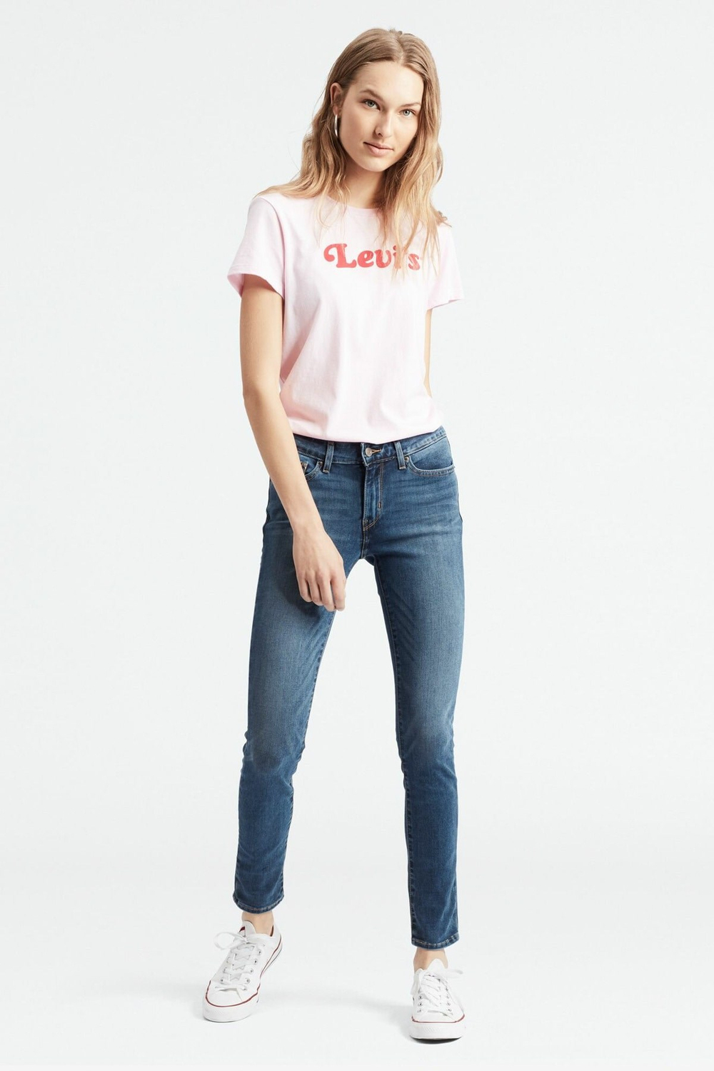 Kadın  Skinny Mid Rise Jean 711