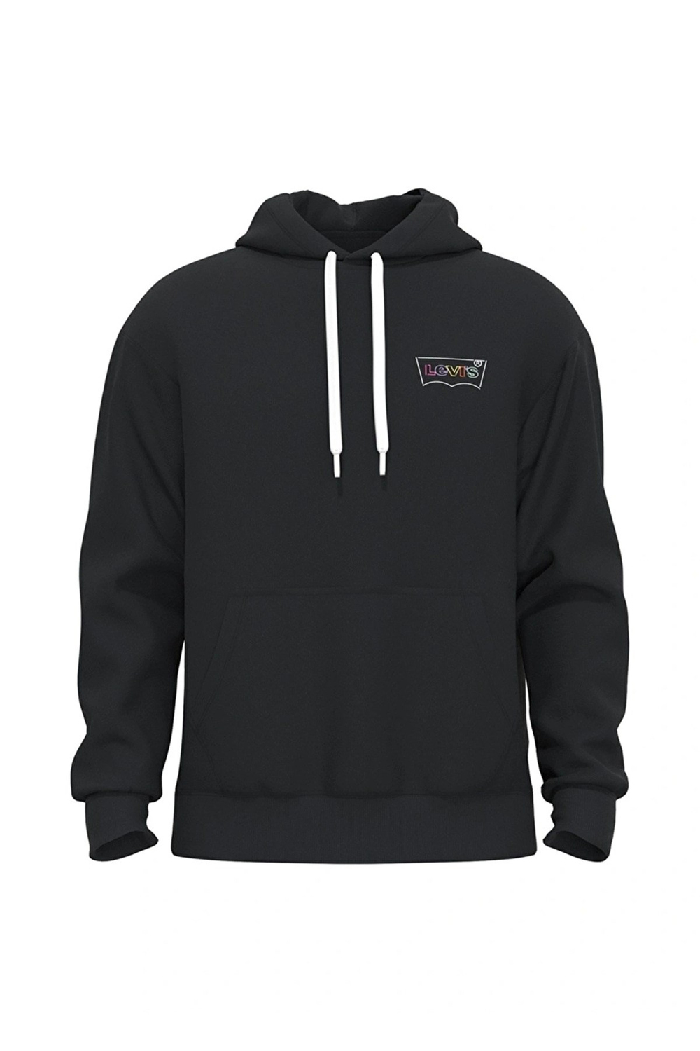Kapüşon Yaka Siyah Sweatshırt A2639-0032