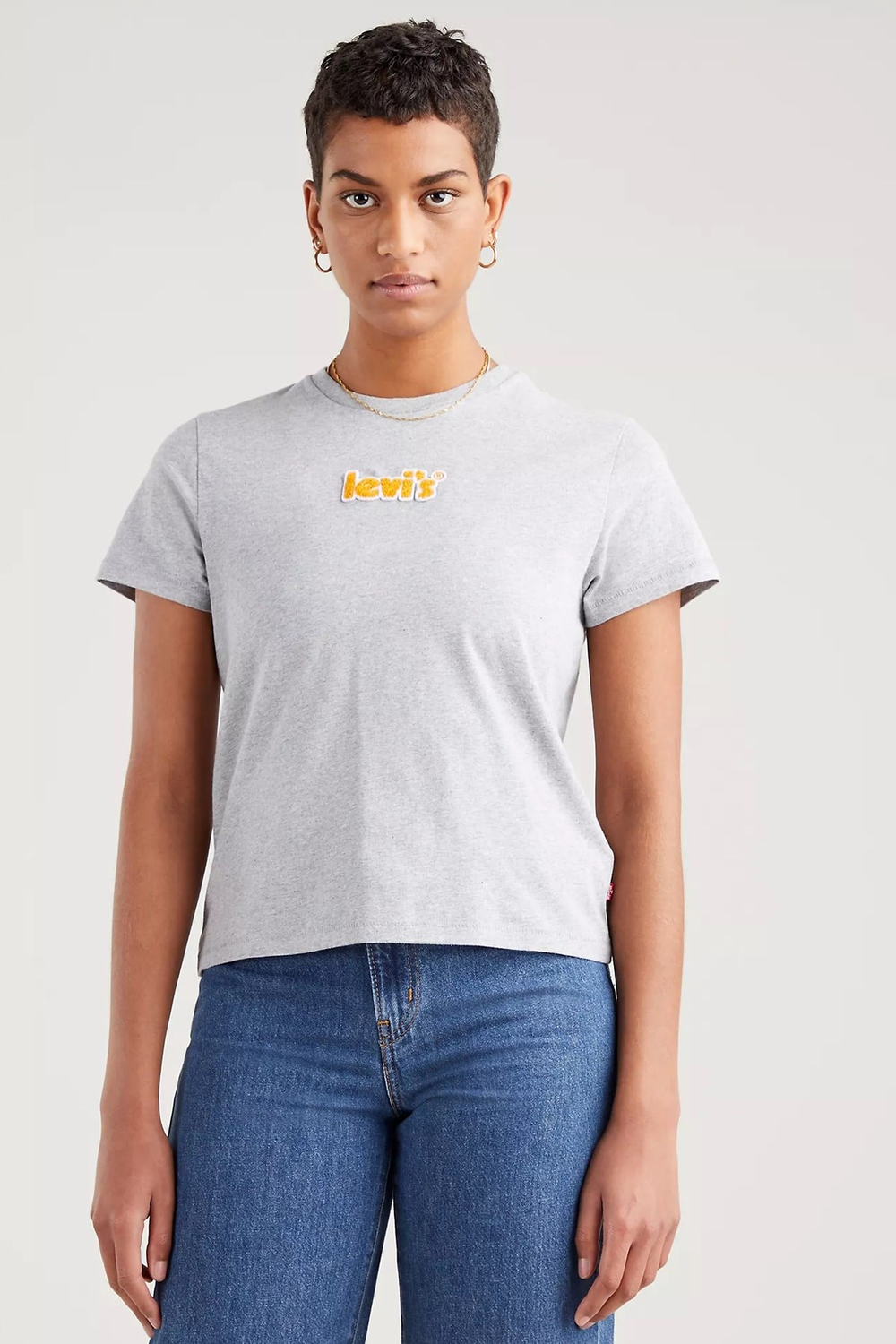 Logolu Bisiklet Yaka % 100 Pamuk T Shirt Bayan T Shirt A2226