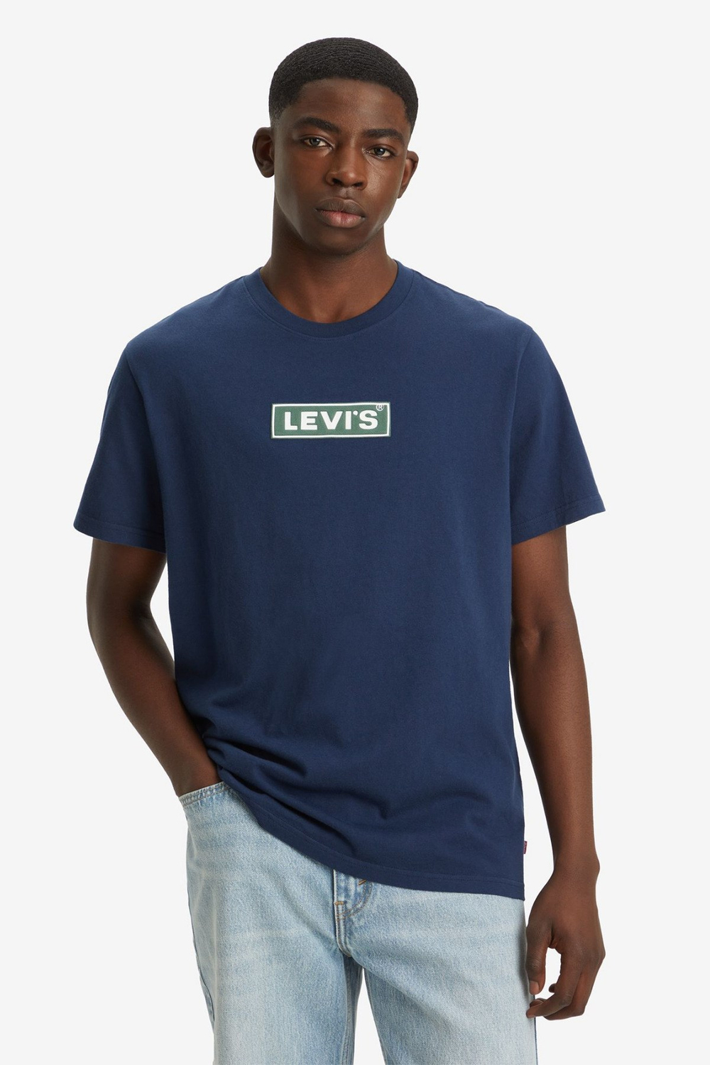 Mavi Erkek Normal Baskılı T-Shirt 16143-1521_SS RELAXED FIT TEE PADDE Beden: XL