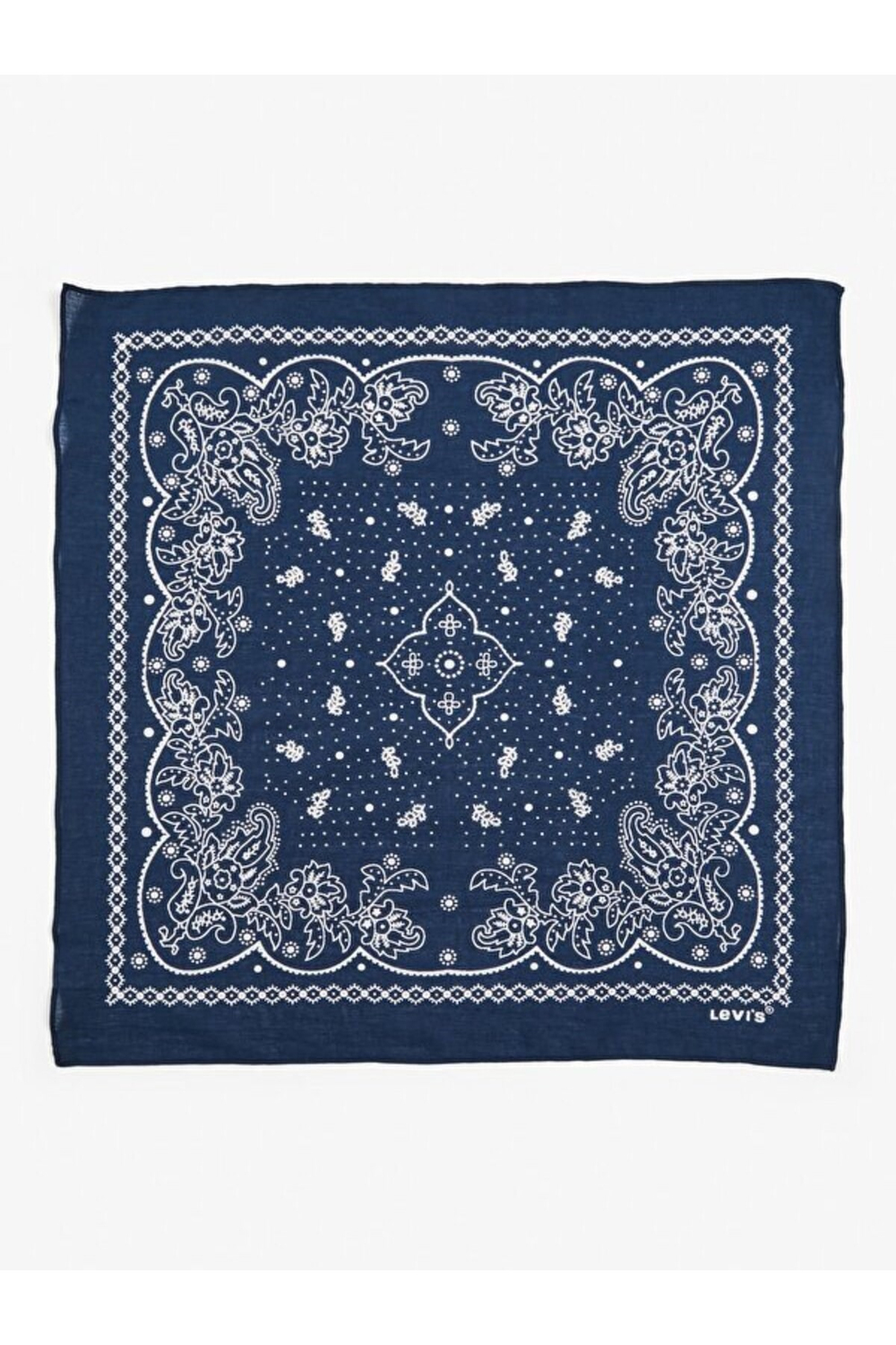 Paisley Unisex Lacivert Bandana