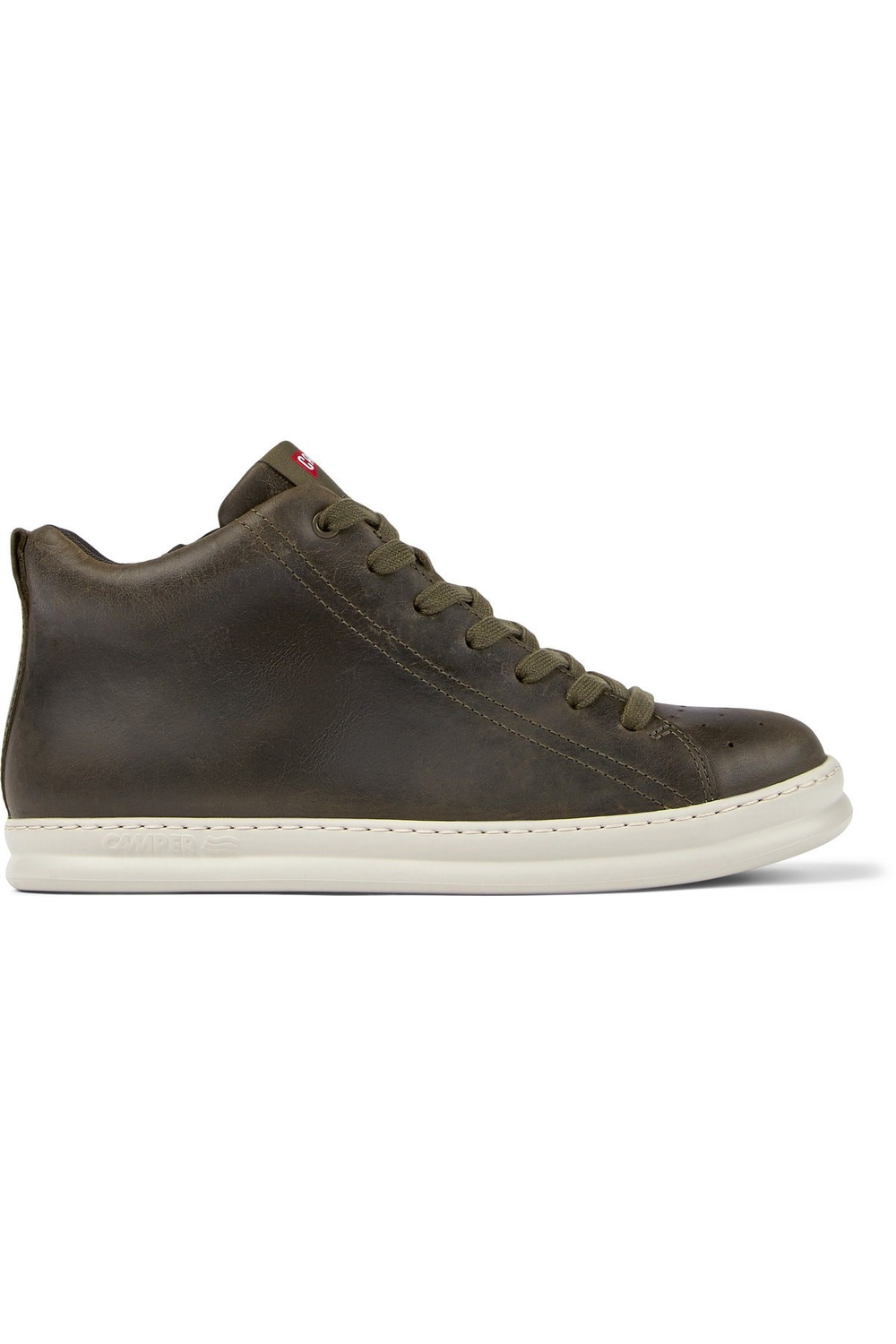 Runner Deri Yeşil Sneaker