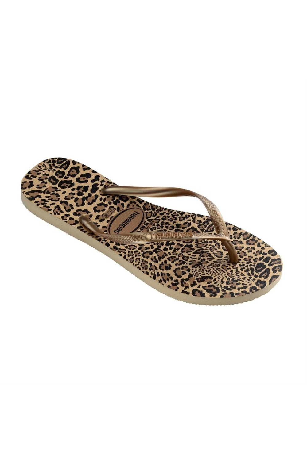 Slim Animals Leopar Desenli Terlik