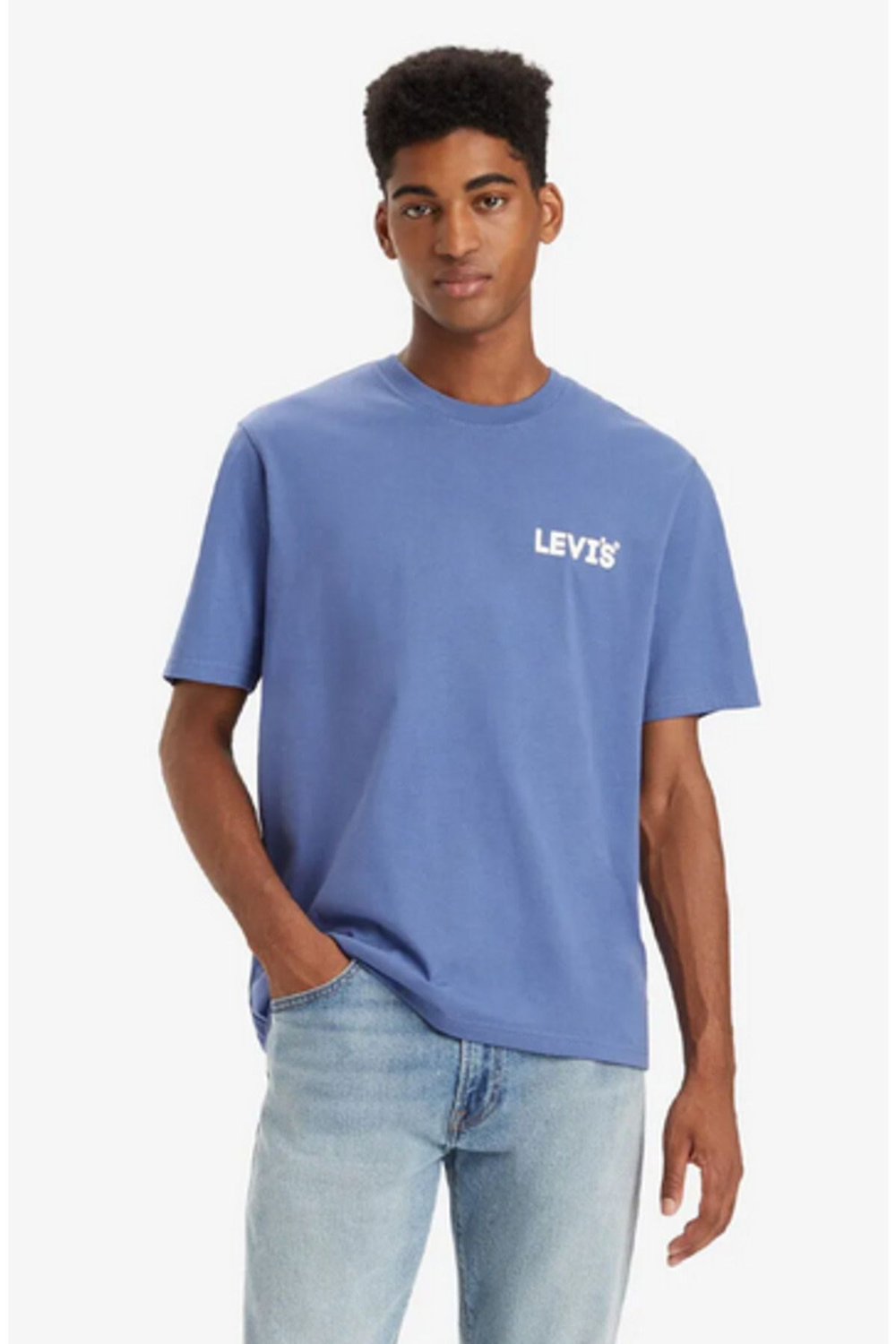 T-shirt Erkek T-shirt Mavi Beden : M
