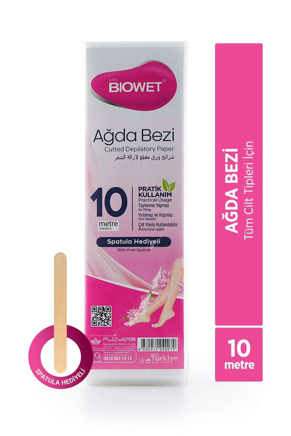 Biowet Ağda Bezi Rulo 10 Metre