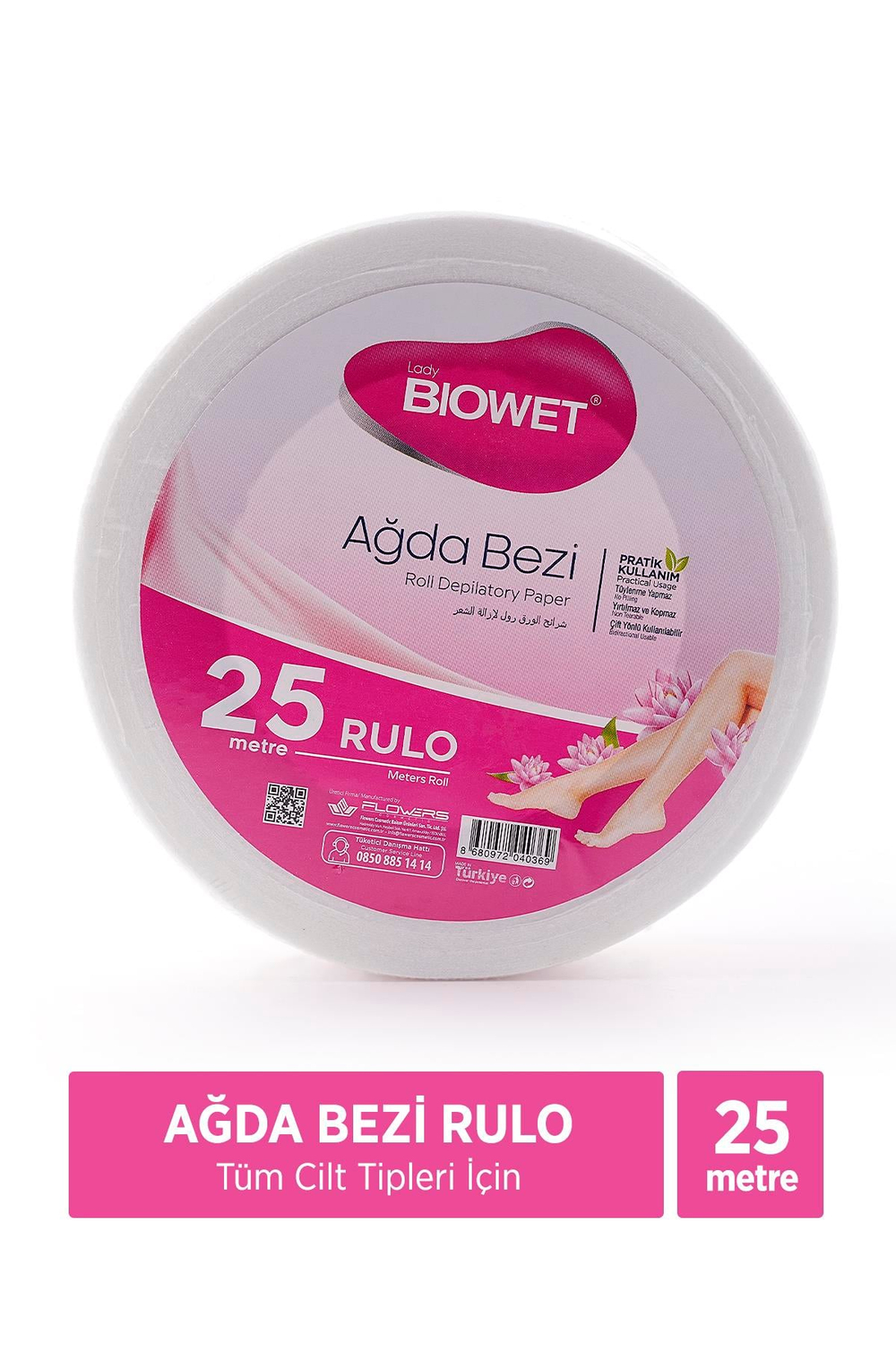 Biowet Ağda Bezi Rulo 25 Metre