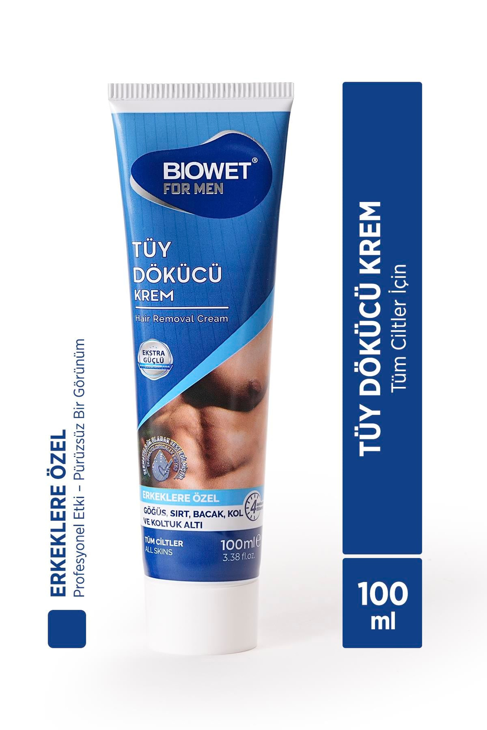 Biowet Erkeklere Özel Tüy Dökücü Krem 100 ml