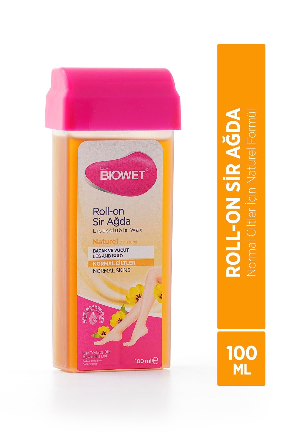 Biowet Roll-On Sir Ağda Normal Ciltler İçin Naturel 100 ml