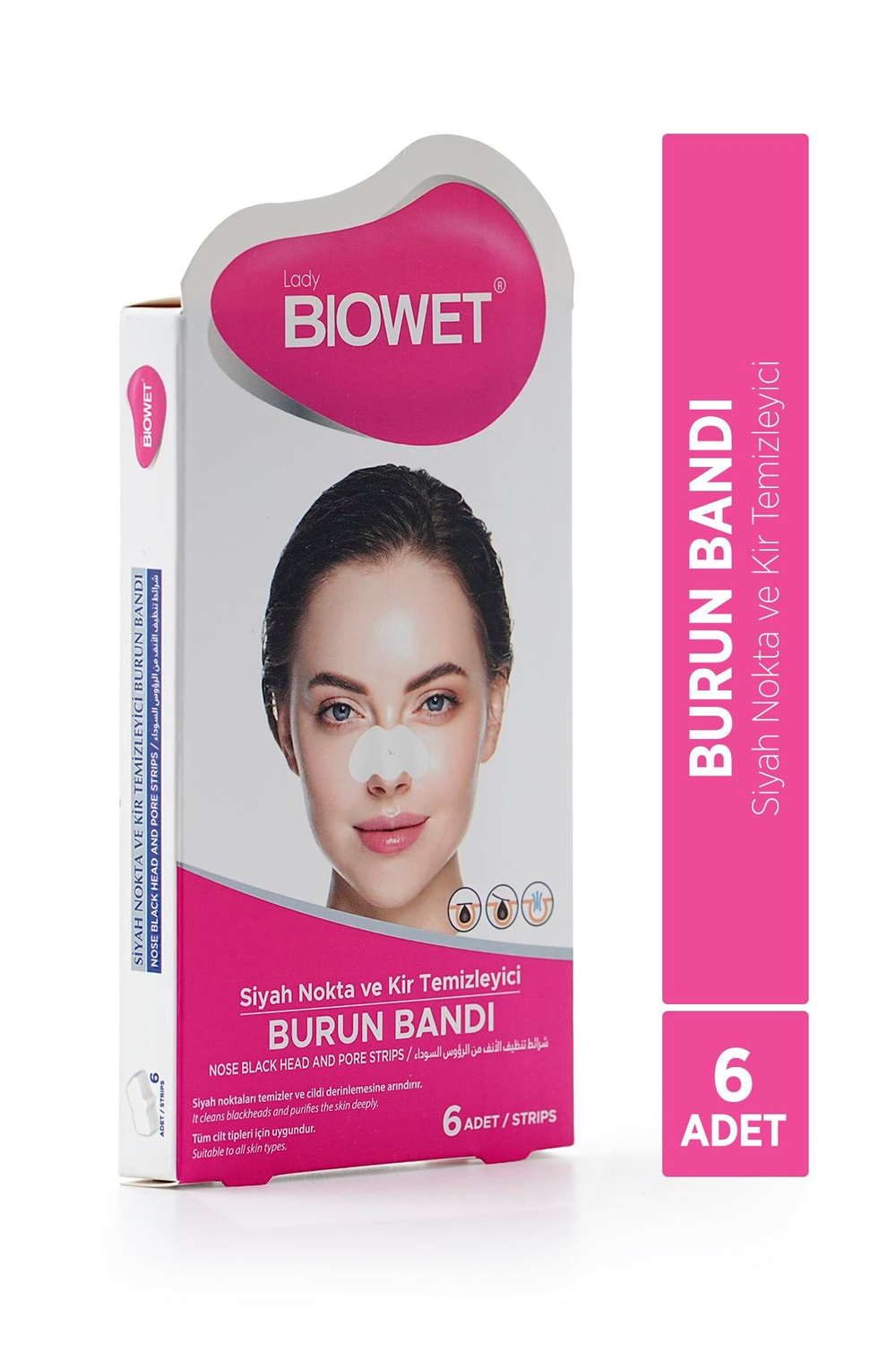 Biowet Siyah Nokta Temizleyici Burun Bandı